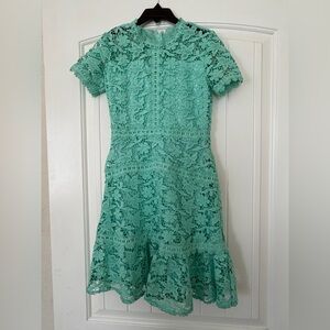 Bright Green Lace Dress
